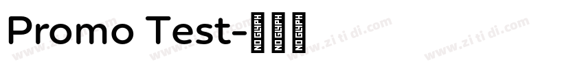 Promo Test字体转换